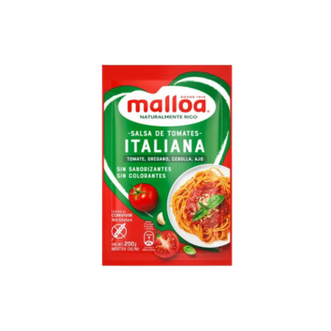 Salsa Tomate Malloa paquete