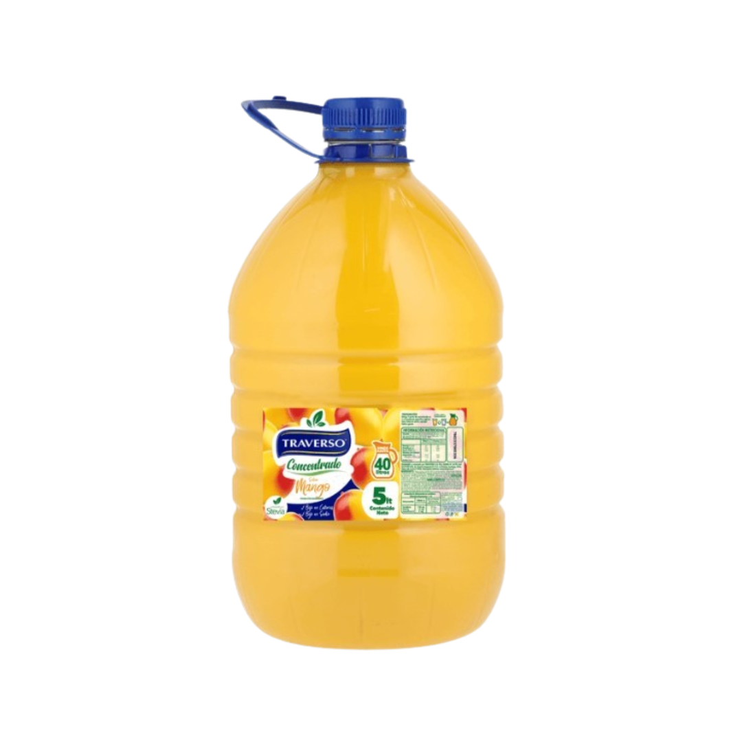 Jugo concentrado Damasco 5 litros Traverso