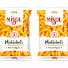 Fideos Misol Mostacholi 400gr x 2