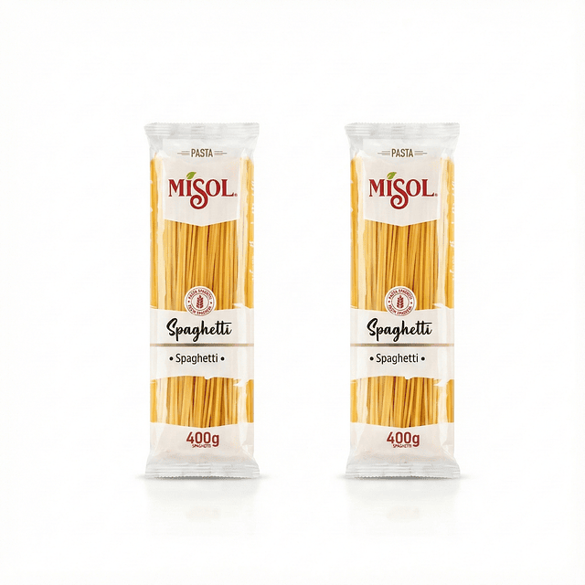 Fideos Misol Spaghetti 400gr x 2