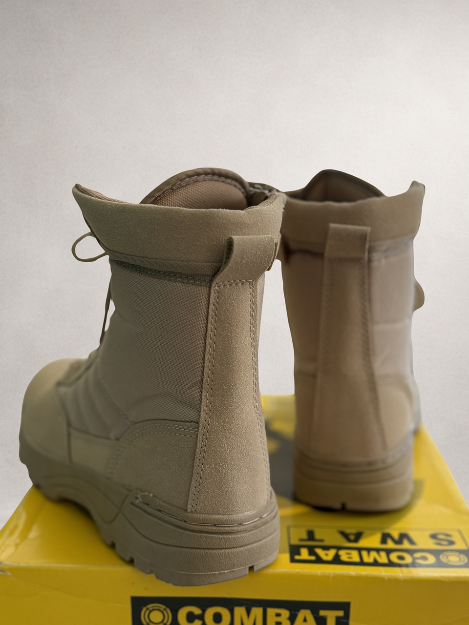 Botas Tácticas Combat Swat Ocre 2