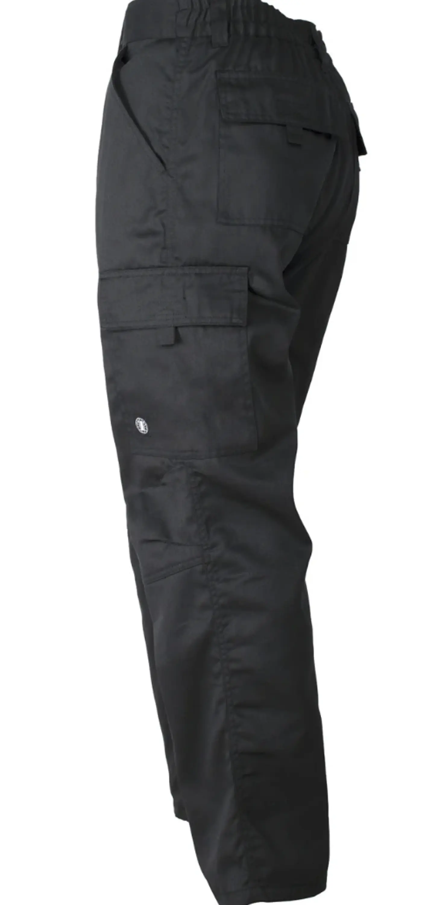 PANTALON CARGO NEGRO GABARDINA - PRACTICAL LINE 3