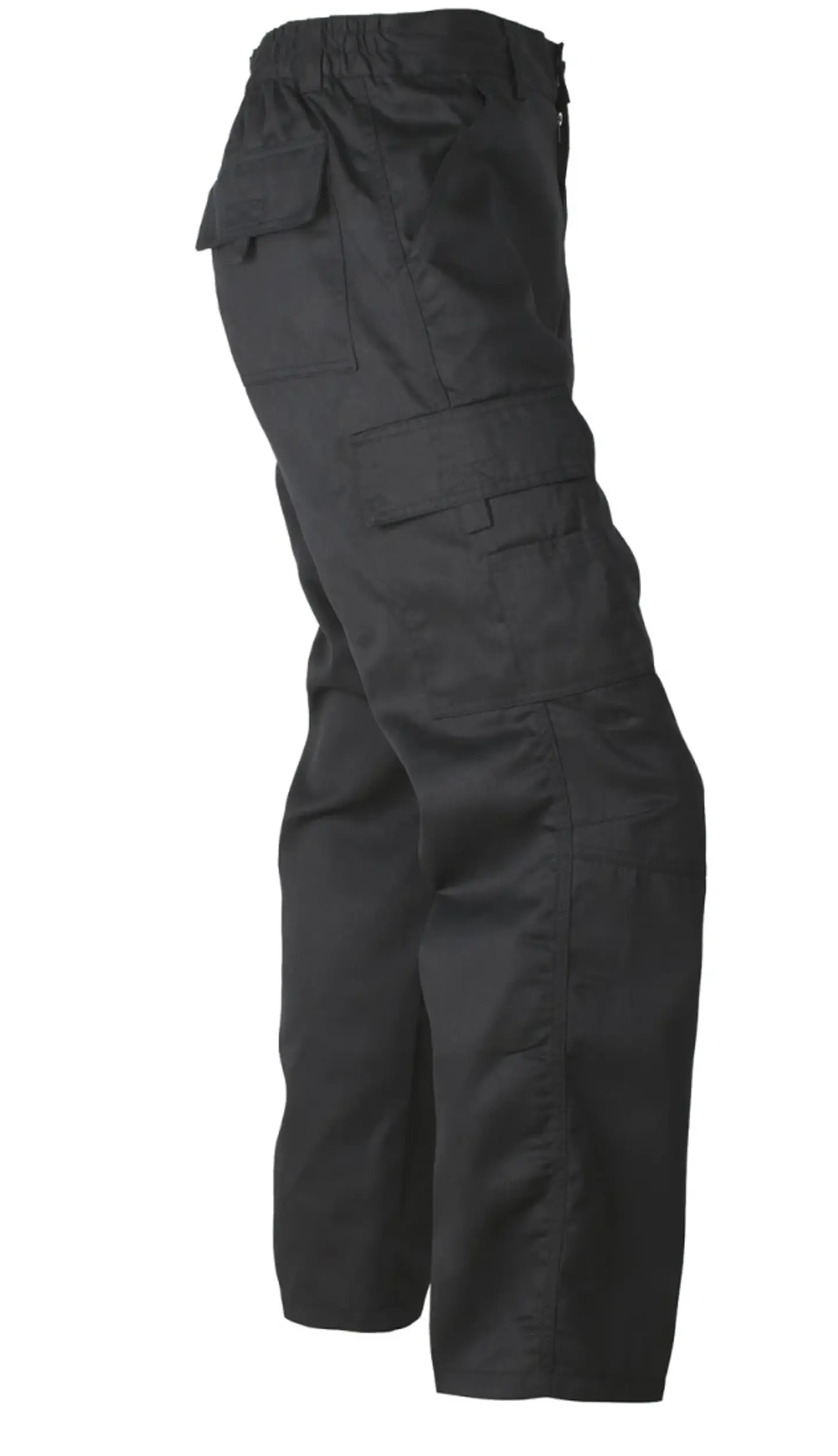 PANTALON CARGO NEGRO GABARDINA - PRACTICAL LINE 4