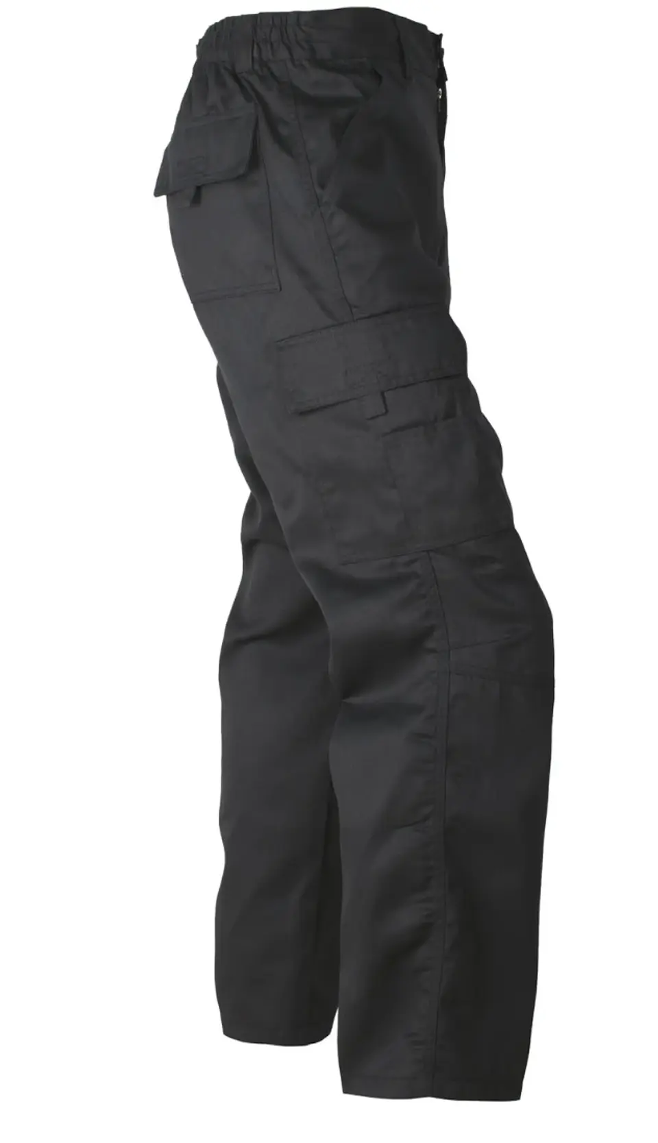PANTALON CARGO NEGRO GABARDINA - PRACTICAL LINE 4
