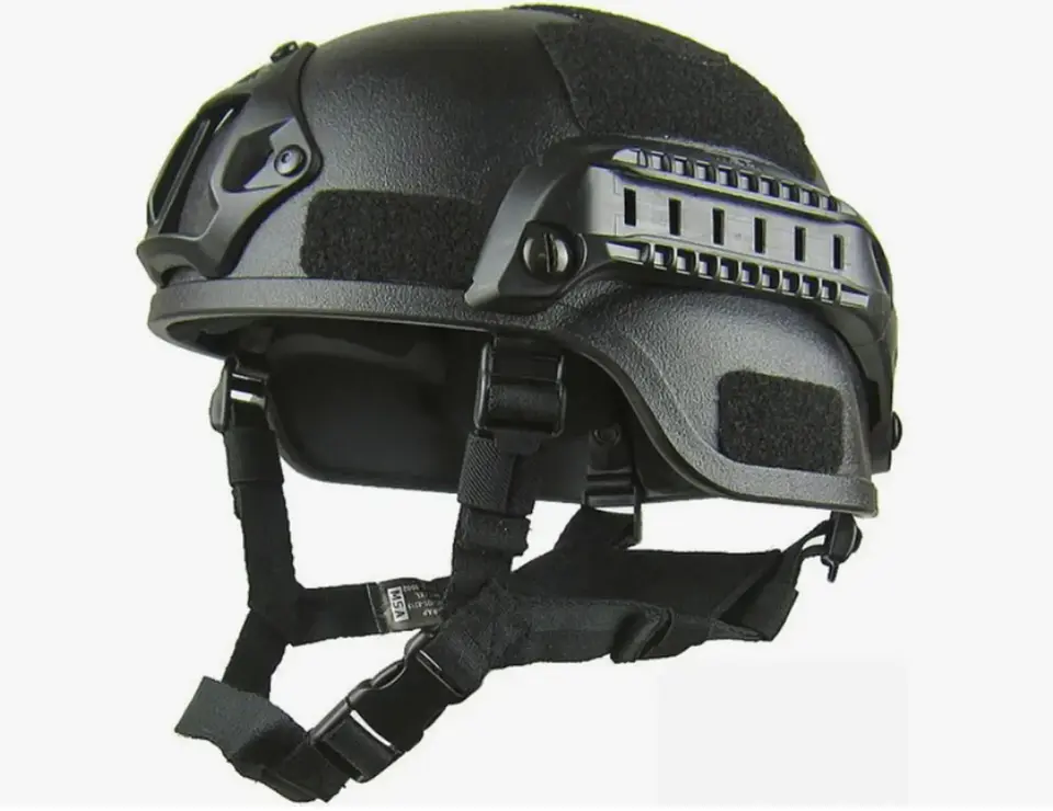 Casco Táctico Negro para Guardia de Seguridad 1