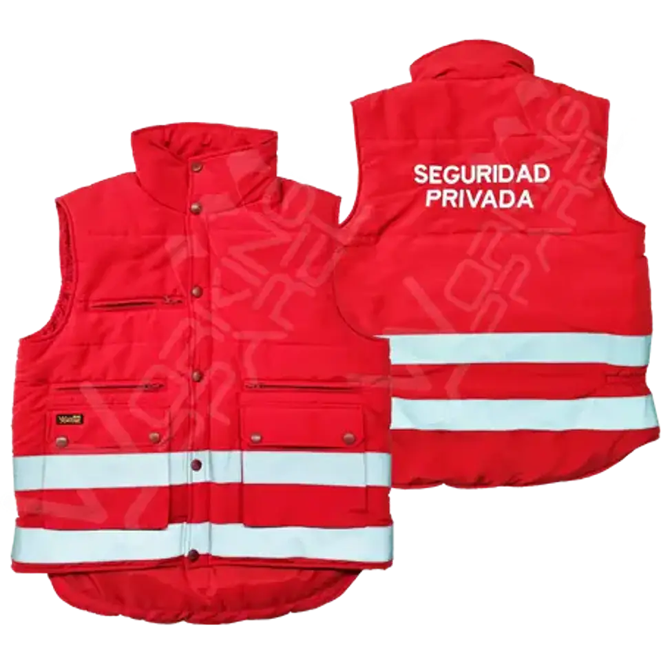 Geólogo Rojo tipo Parka para Guardia de Seguridad 1