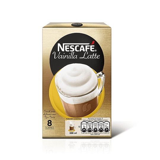 Nescafé Vainilla Latte 8 Sobres