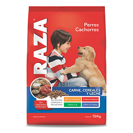 Alimento Perro Cachorro Carne Raza 15 KG