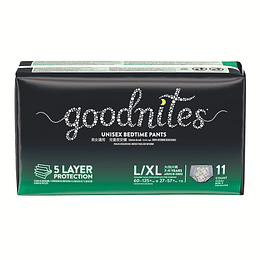 Calzones para incontinencia Goodnites G/XG (2 x 11 UD)