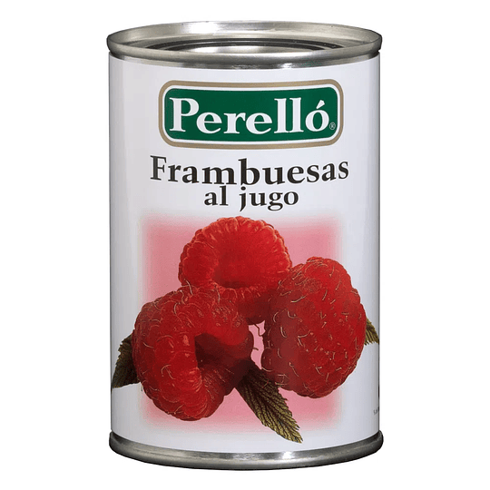 Frambuesas al Jugo Perelló (6 x 430 GR)