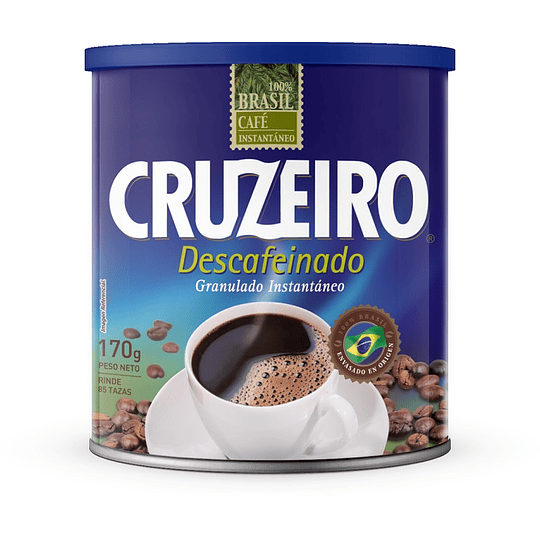 Café Cruzeiro Descafeinado Tarro (6 x 170 GR)