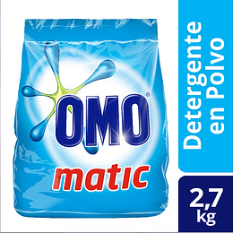 Detergente en Polvo Omo Matic (3 x 2.7 KG)