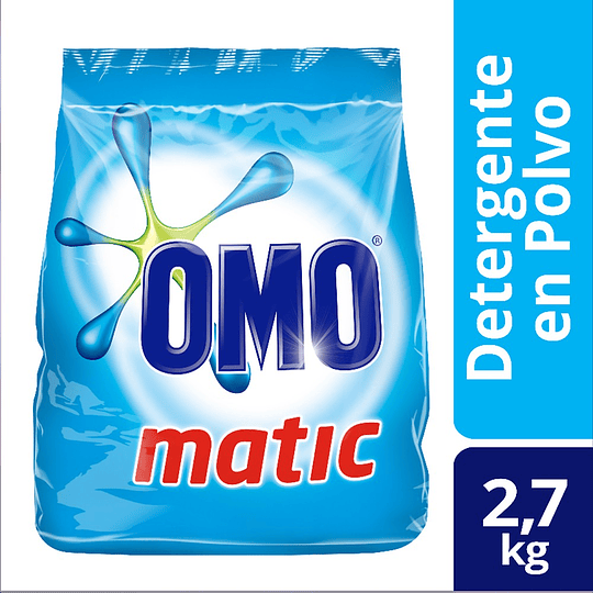 Detergente en Polvo Omo Matic (2.7 KG)