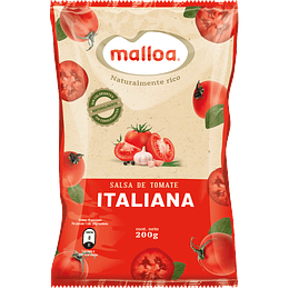Salsa de Tomates Italiana Malloa (18 x 200 GR)