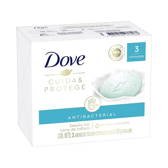 Jabón en Barra Dove Pack (4 x 3 UD)