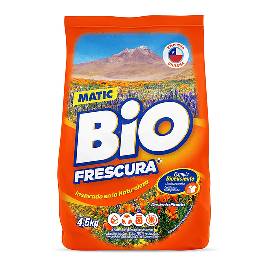 Detergente en Polvo Bio Frescura (2 x 4.5 KG)