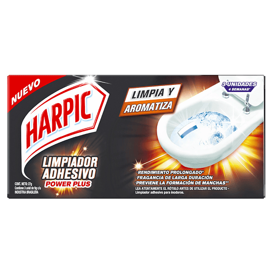 Limpiador de Inodoro Adhesivo Harpic (6 x 27 GR)