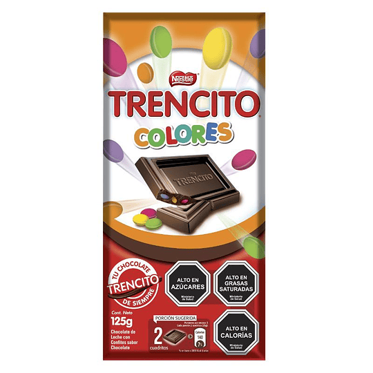 Chocolate Trencito Colores (19 x 125 G)