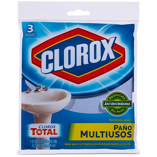 Paño Multiuso Clorox (9 x 3 UD)
