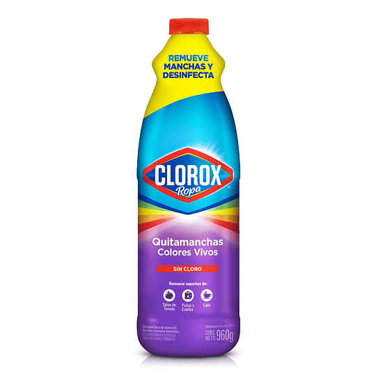Cloro Ropa Color Clorox (6 x 960 G)