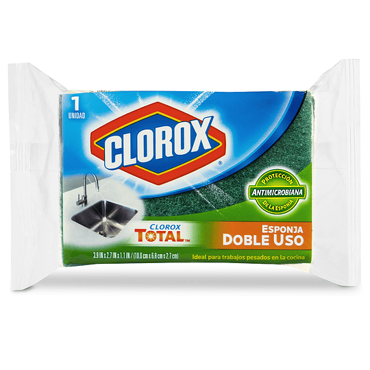 Esponja Doble Uso Clorox (16 x 1 UD)