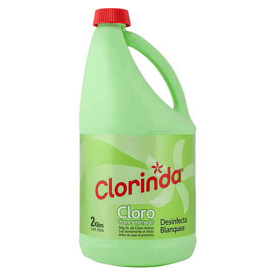 Cloro Líquido Tradicional Clorinda (6 x 2 KG)
