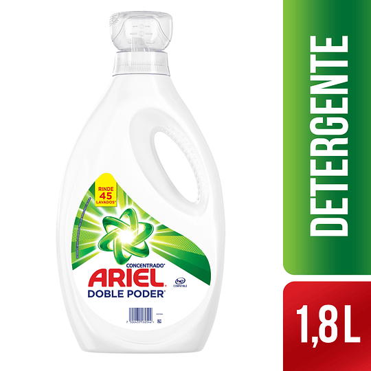 Detergente Ariel Líquido (3 x 1.8 LT)
