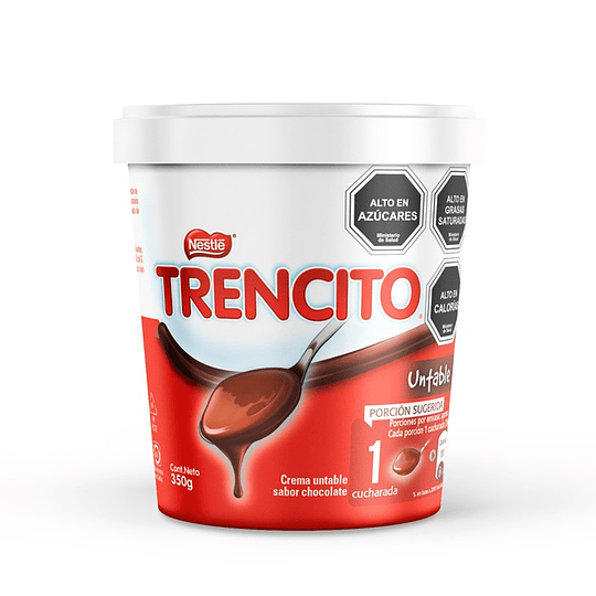Crema Untable de Chocolate Trencito (2 x 350 G)