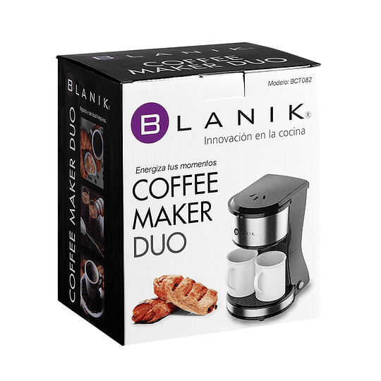 Cafetera Blanik Duo BCT082