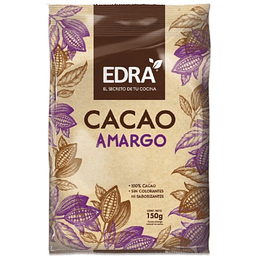 Cacao Amargo Edra (6 x 150 G)