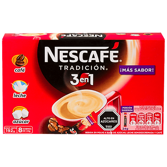 Nescafé Tradición 3 en 1 (8 x 24 G)