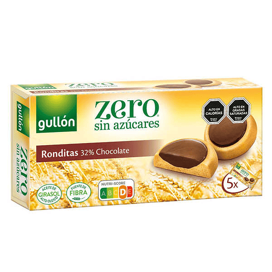 Galletas Gullón Zero Rondita de Chocolate (8 x 186 GR)
