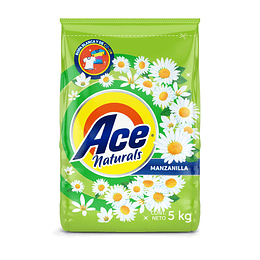 Detergente en Polvo Ace Naturals Manzanilla (5 KG)