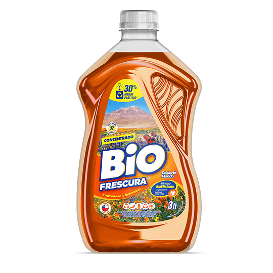 Detergente Líquido Bio Frescura (3 x 3 LT)