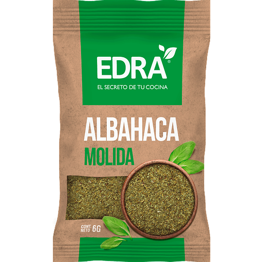 Albahaca Molida Edra (25 x 6 G)