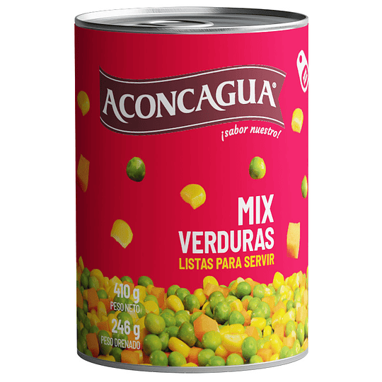 Mix de Verduras Aconcagua (6 x 410 GR)