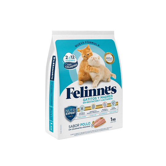 Alimento Gatito Pollo Felinnes (5 x 1 KG)