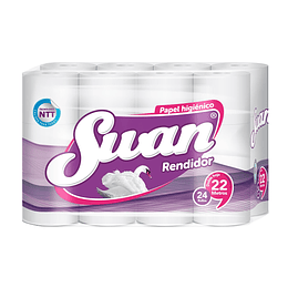 Papel Higiénico Swan Rendidor 22 Metros (3 x 24 Rollos)