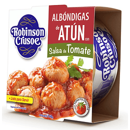 Albóndigas de Atún con Salsa de Tomates Robinson Crusoe (5 x 160 G)