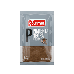 Pimienta Negra Molida Gourmet (10 x 15 G)
