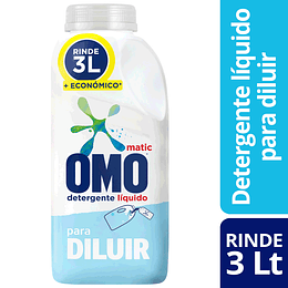 Detergente Omo Líquido para Diluir (3 x 500 ML)