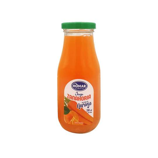 Jugo de Zanahoria Naranja Homar (6 x 280 ML)