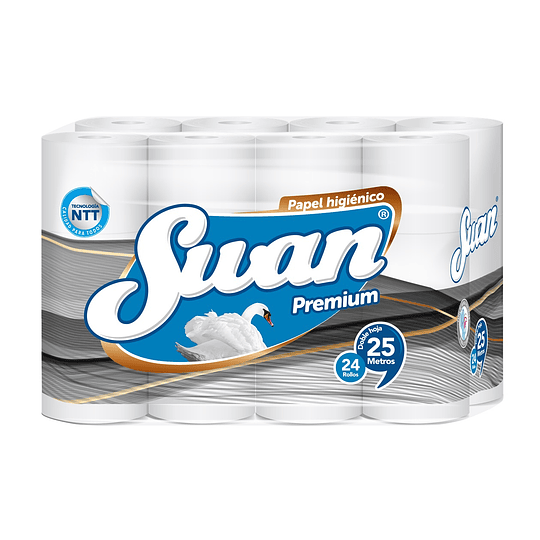 Papel Higiénico Swan Premium 25 Metros (3 x 24 Rollos)