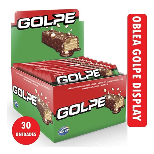 Oblea Golpe Display (30 UD)