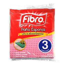 Paño Esponja Fibro (5 x 3 UD)