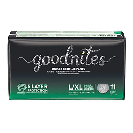 Calzones para incontinencia Goodnites G/XG (11 UD)