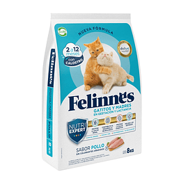 Alimento Gatito Pollo Felinnes (8 KG)