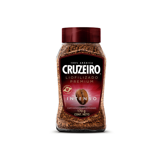 Café Cruzeiro Liofilizado 100% Arábica Intenso Frasco (3 x 170 G)