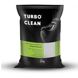 Arena Sanitaria para Gatos Turbo Clean Aglutinante Manzana (2 KG)