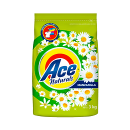 Detergente Ace Naturals Manzanilla (3 KG) 